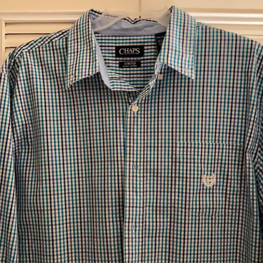 XXL Chaps Plaid Button Down